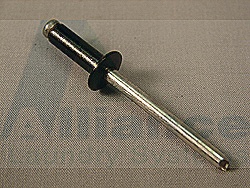 RIVET POP-DOME HD-.187 ALM BLK