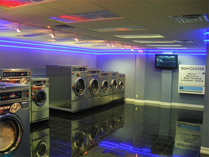 Southern California laundry parts warehouse showroom