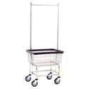 LAUNDRY CART W/DBL POLE