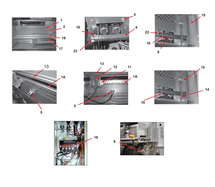 Dexter 50X2 Stacked Dryer - Burner Housing Group